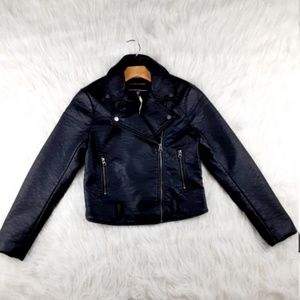 Victoria Secret Leather Jacket Sz S